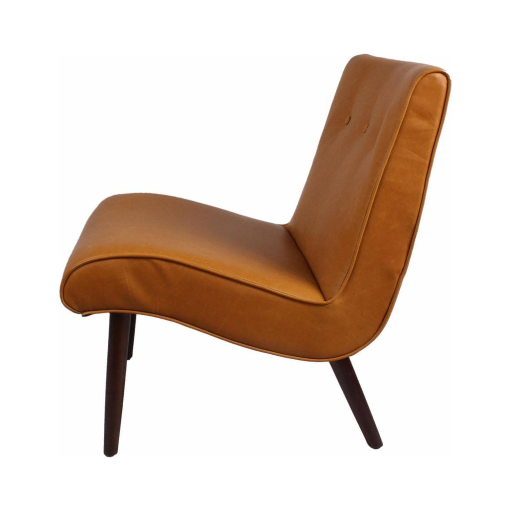 Vintage Caramel Bonded Leather Chair B158