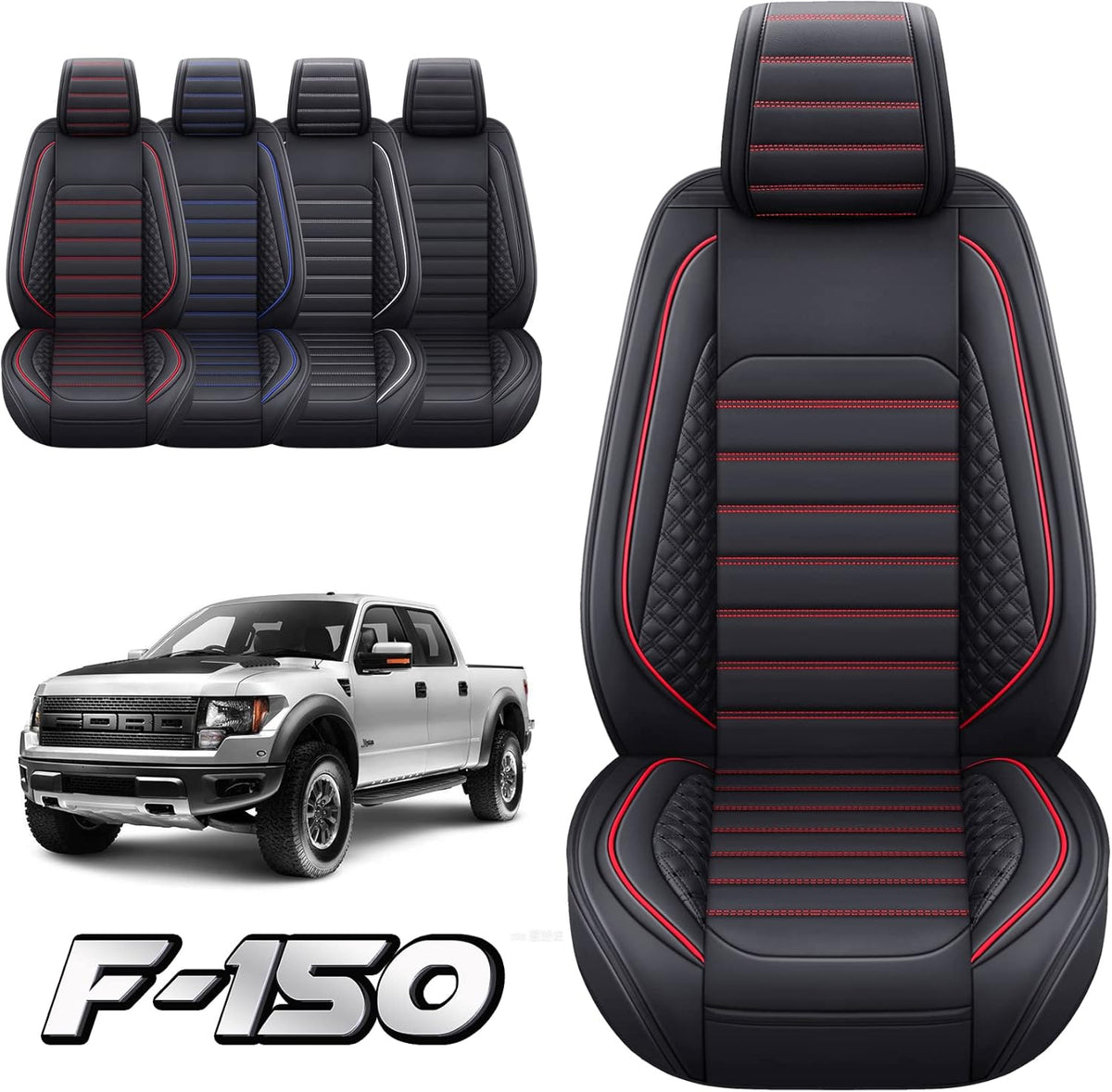 Waterproof Leather Front Seat Covers 2 PCS F992221