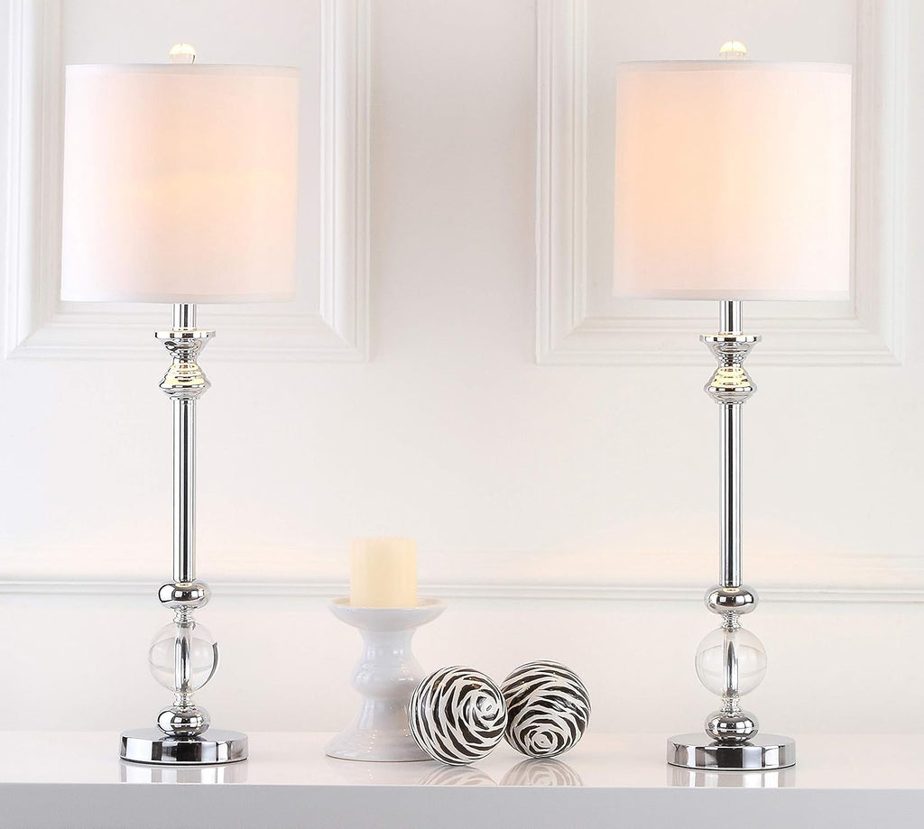 Crystal Candlestick 31-inch Table Lamp Set of 2 O77631