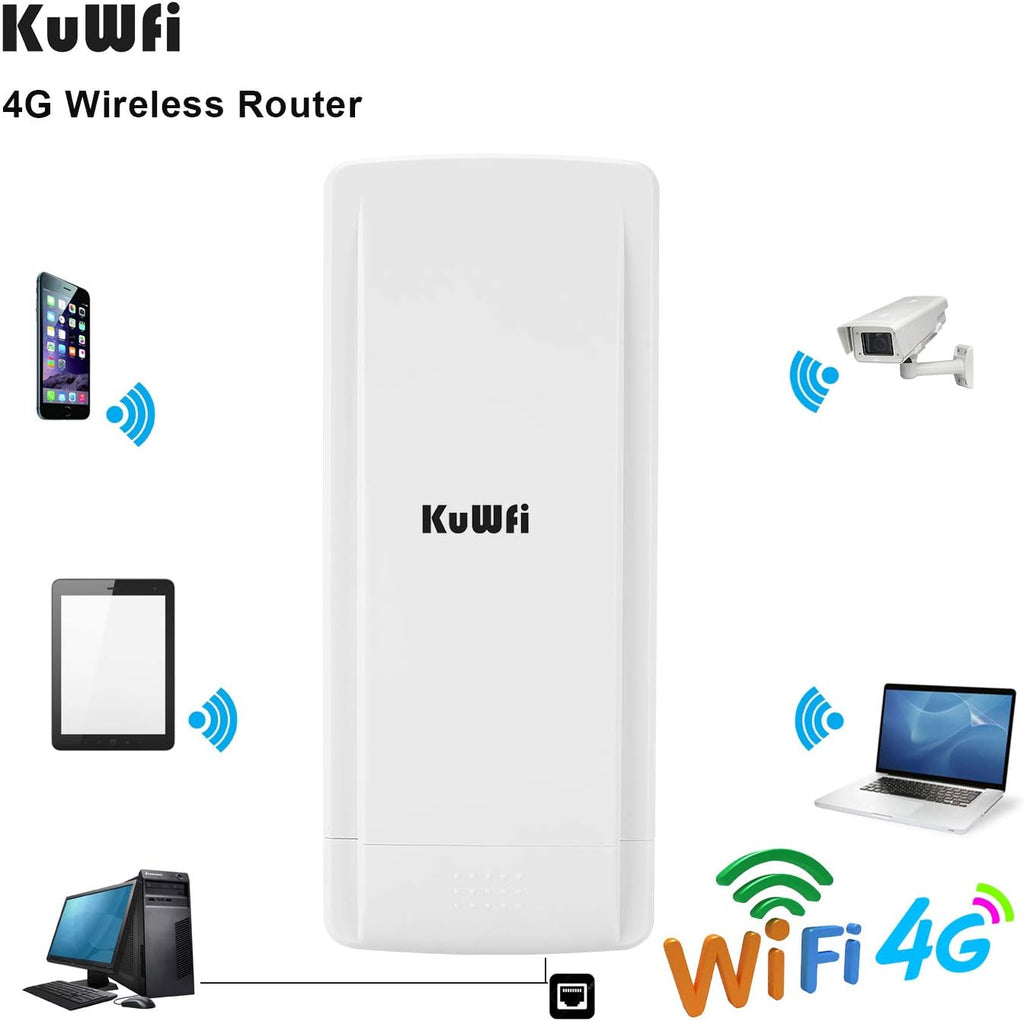 Outdoor 4G LTE WiFi Router with POE Adapter N14413