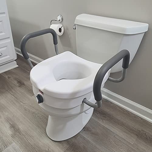 5" Raised Toilet Seat with Arms C970