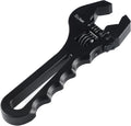 Black Aluminum Adjustable Wrench L4192