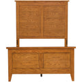Twin Panel Bed in Aged Oak R986963