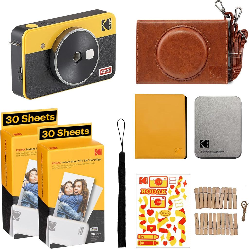 Portable Wireless Instant Camera & Photo Printer, White I779