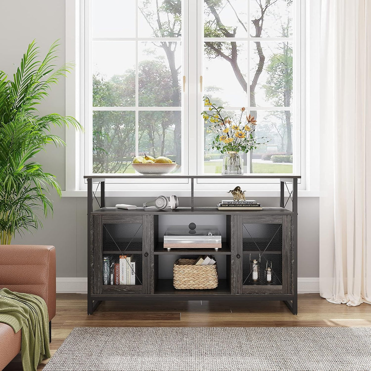 55 inch TV Stand with Storage Cabinet G2530
