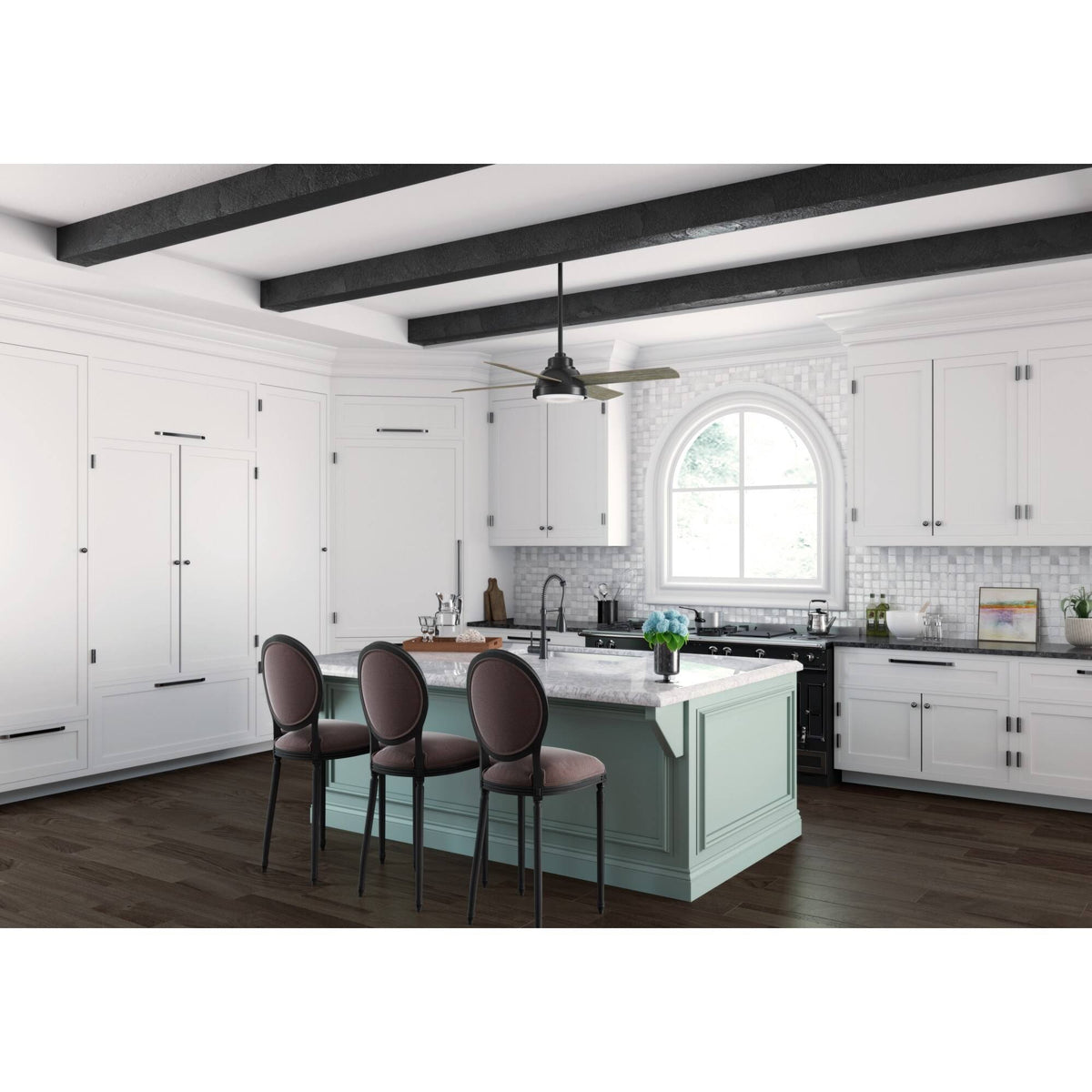 White LED Ceiling Fan A71108