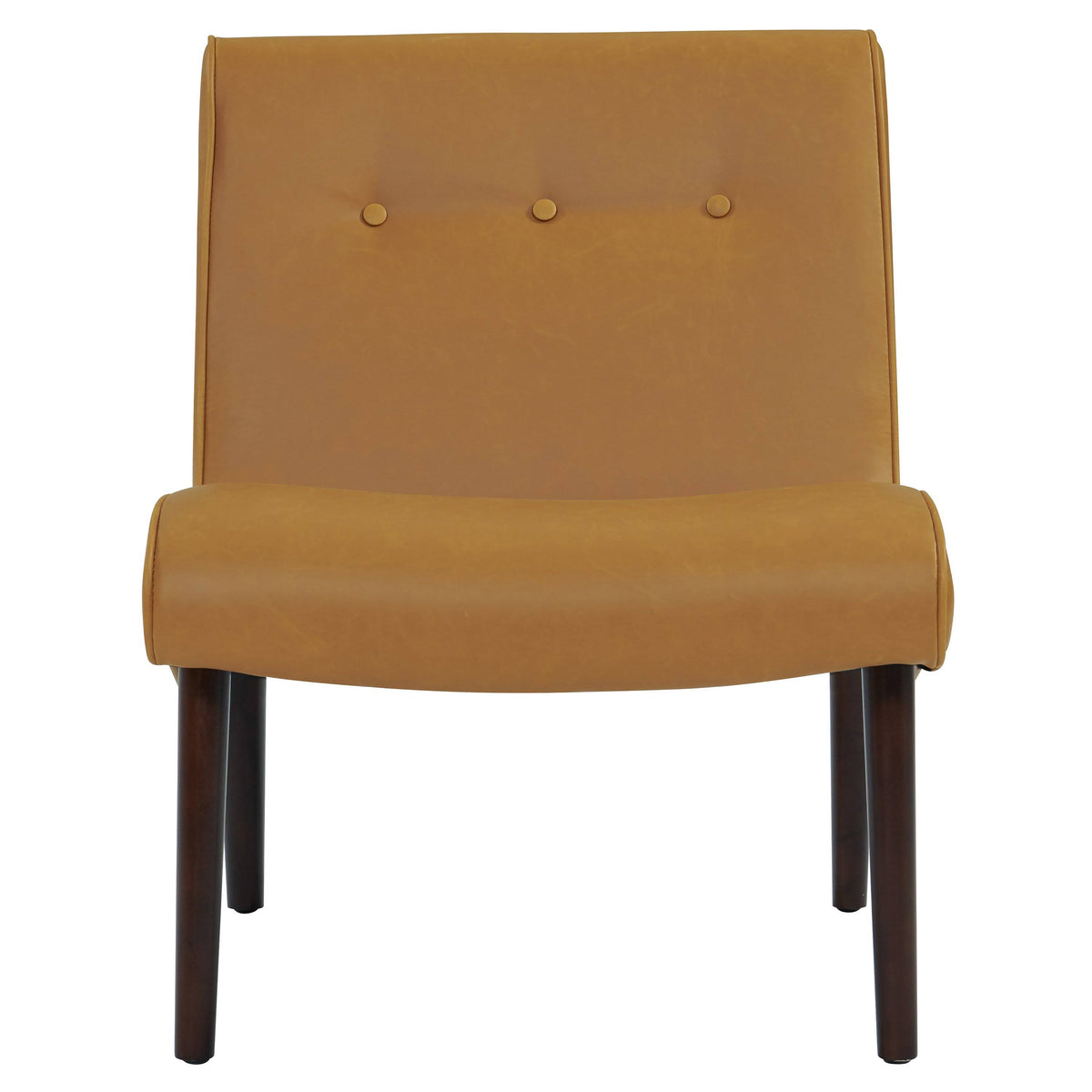 Vintage Caramel Bonded Leather Chair B158