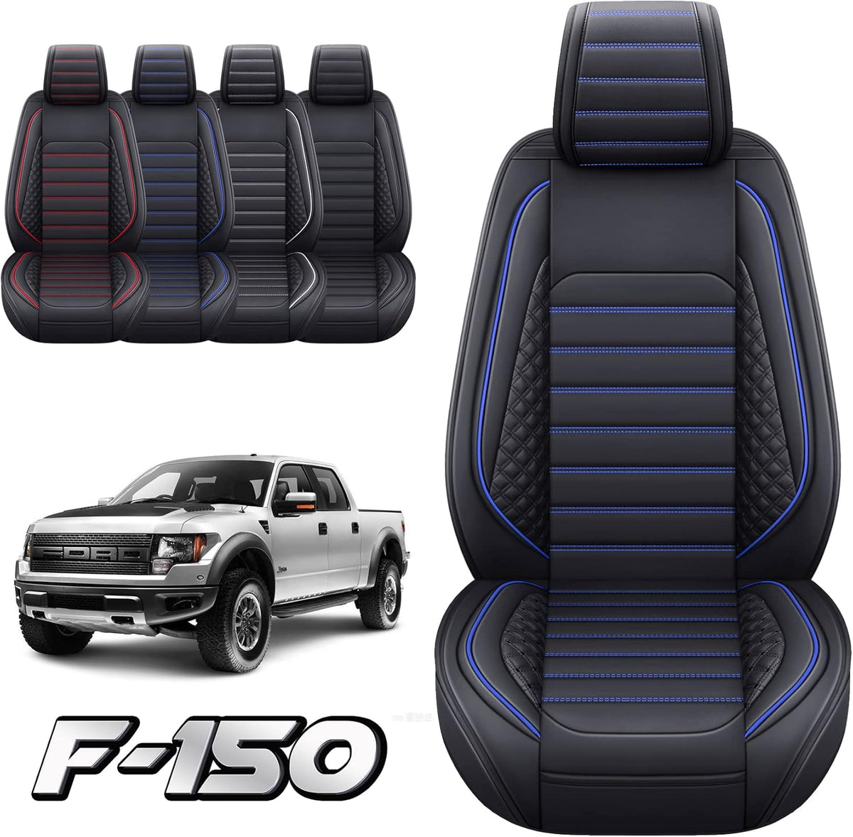 Waterproof Leather Front Seat Covers 2 PCS F992221