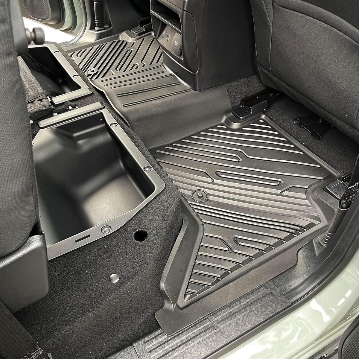 Ford Ranger SuperCrew Cab Front & Rear TPE Floor Liners M72093