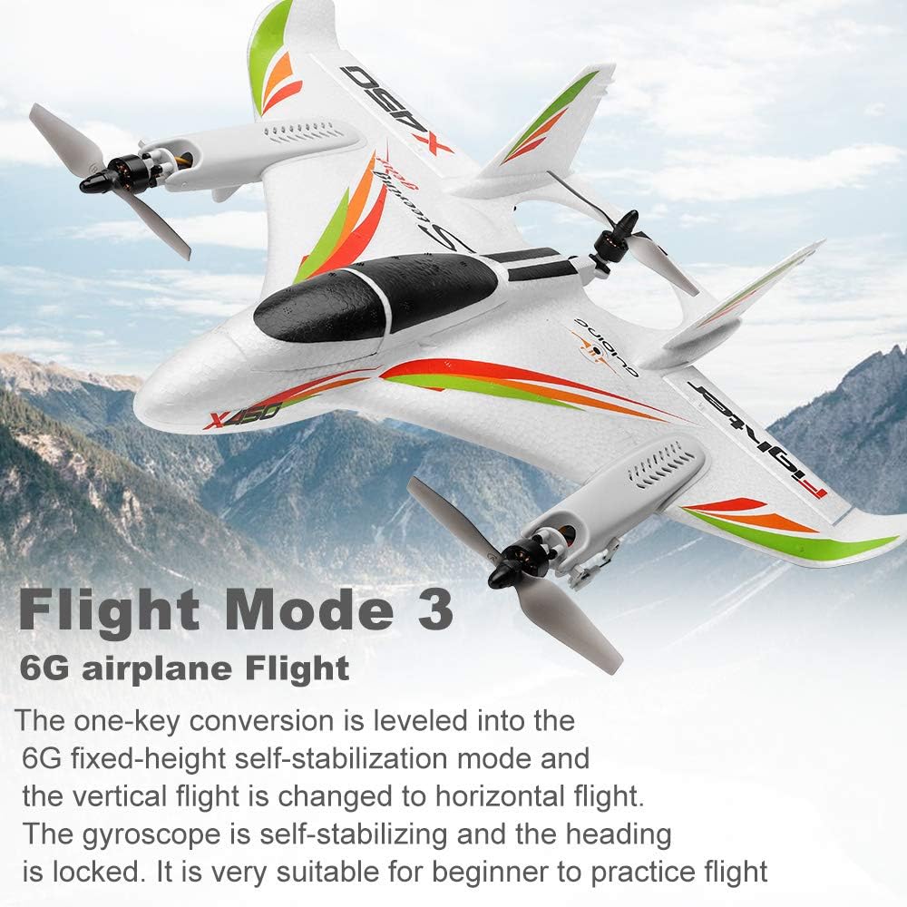 2.4G Remote Control 6 Channel Brushless Motor RC Airplane D673