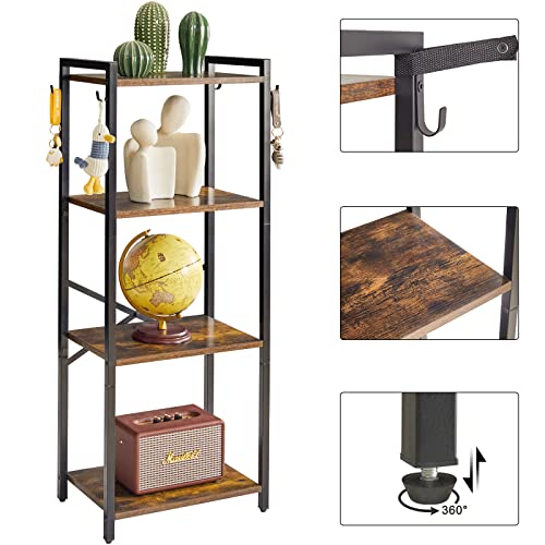 3 Tiers White Metal Bookcase Z920251
