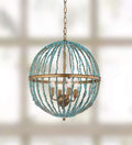 Blue Cage Chandelier F752