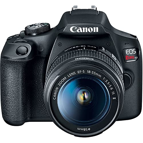 Canon EOS Rebel T7 DSLR Camera Bundle with 18-55mm Lens and 64GB Memory Cards D785831