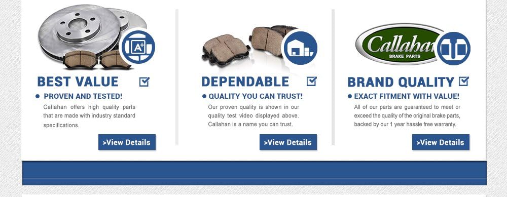 240mm 4 Lug 2 Rotors Ceramic Brake Pads Hardware X58944
