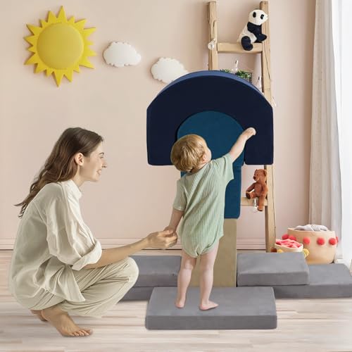 7 Pieces Soft Foam Climbing Blocks PlaySet G676648