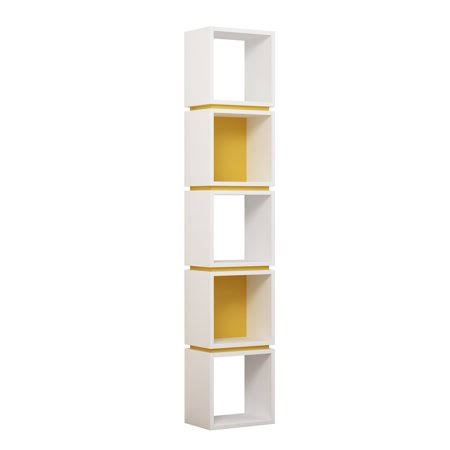White Modern Bookcase A383465