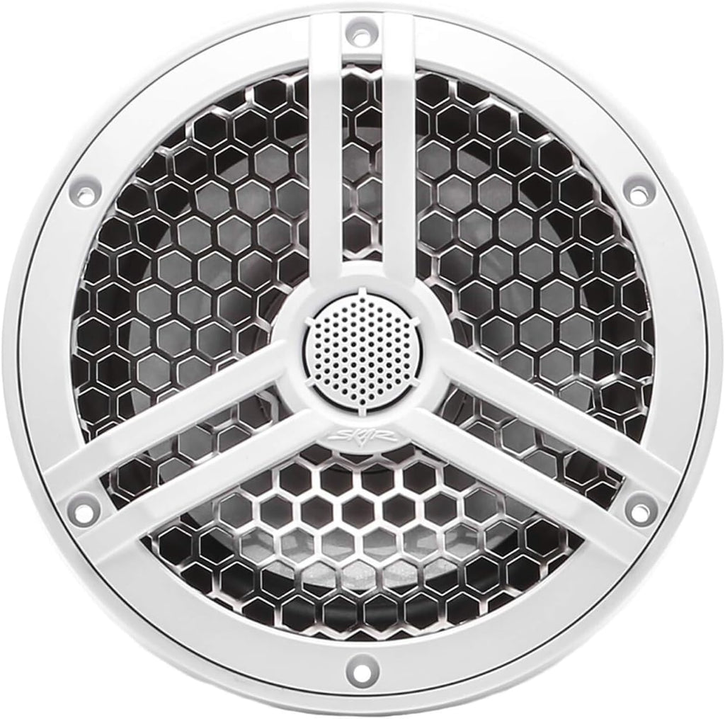 6.5" 2-Way Marine Coaxial Speakers, Pair (White) Z751