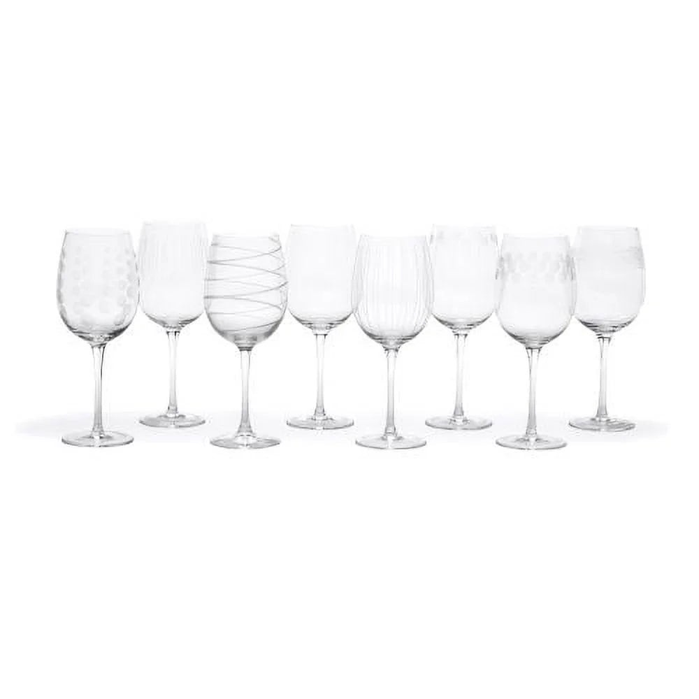 White Wine Glasses, Set Of 8 M38686