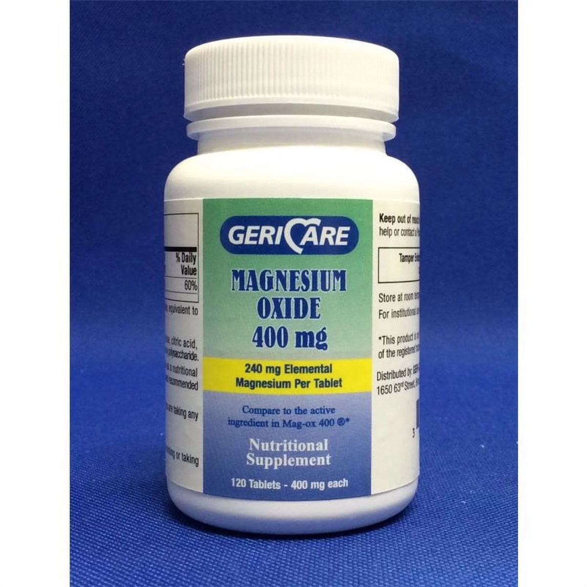 6-Pack Magnesium Oxide Tablets 400mg 120 Count F30487