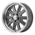 17x8 5x120.65 0mm Gray Machined Wheels P701620