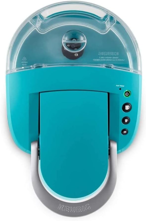 Single-Serve K-Cup Pod Coffee Maker, 36 ounces, Turquoise R773