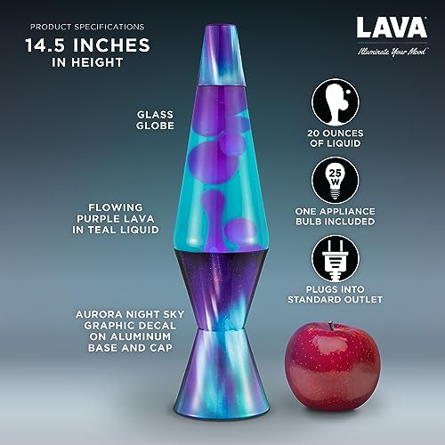 14.5" Purple Wax and Blue Liquid Motion Light W120678