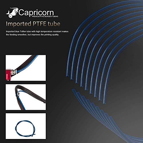 PTFE Tubing 1.75MM Filament with Pneumatic Fittings & Tube Cutter for 3D Printer V756