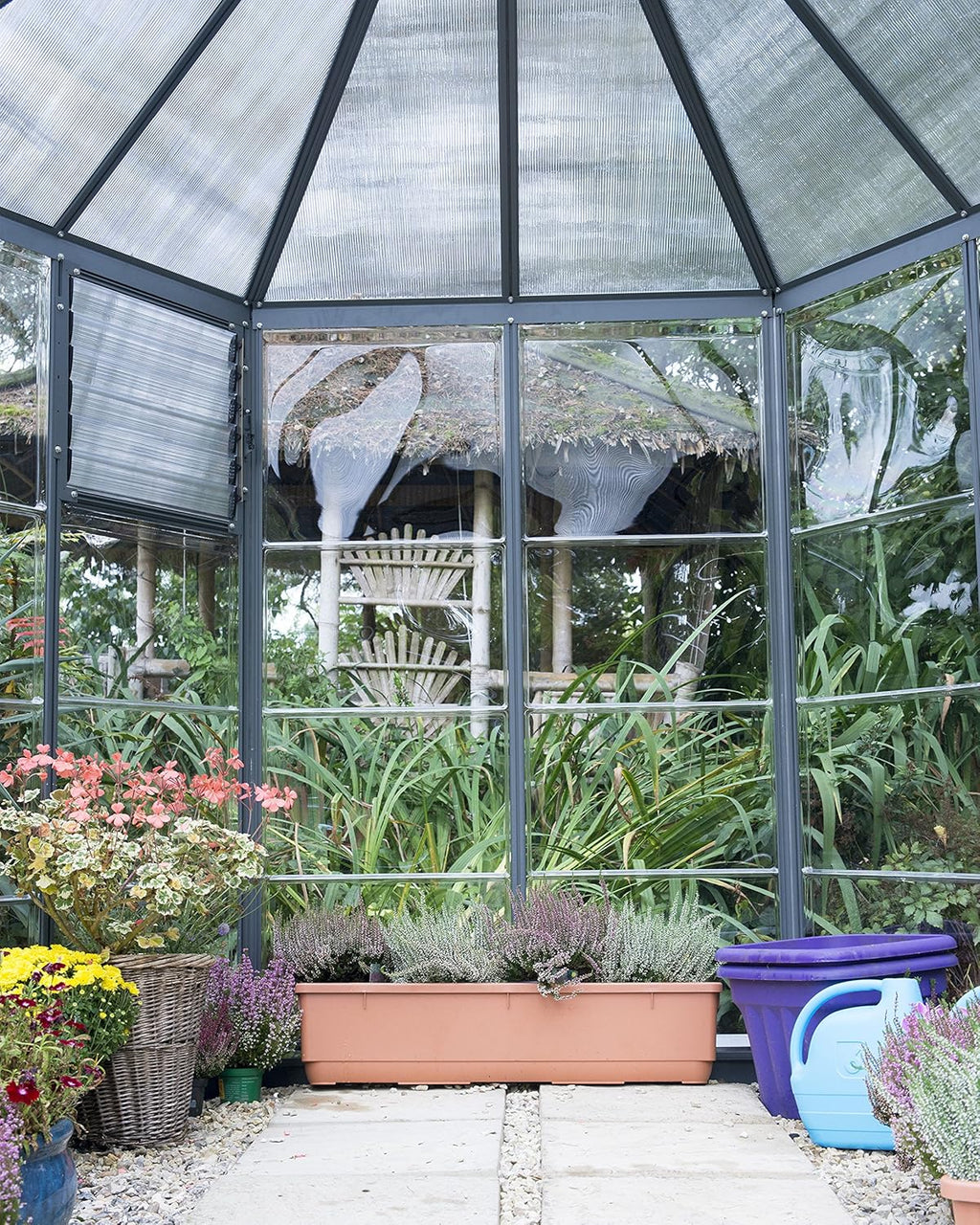 7' x 8' x 9' Gray Greenhouse I722792