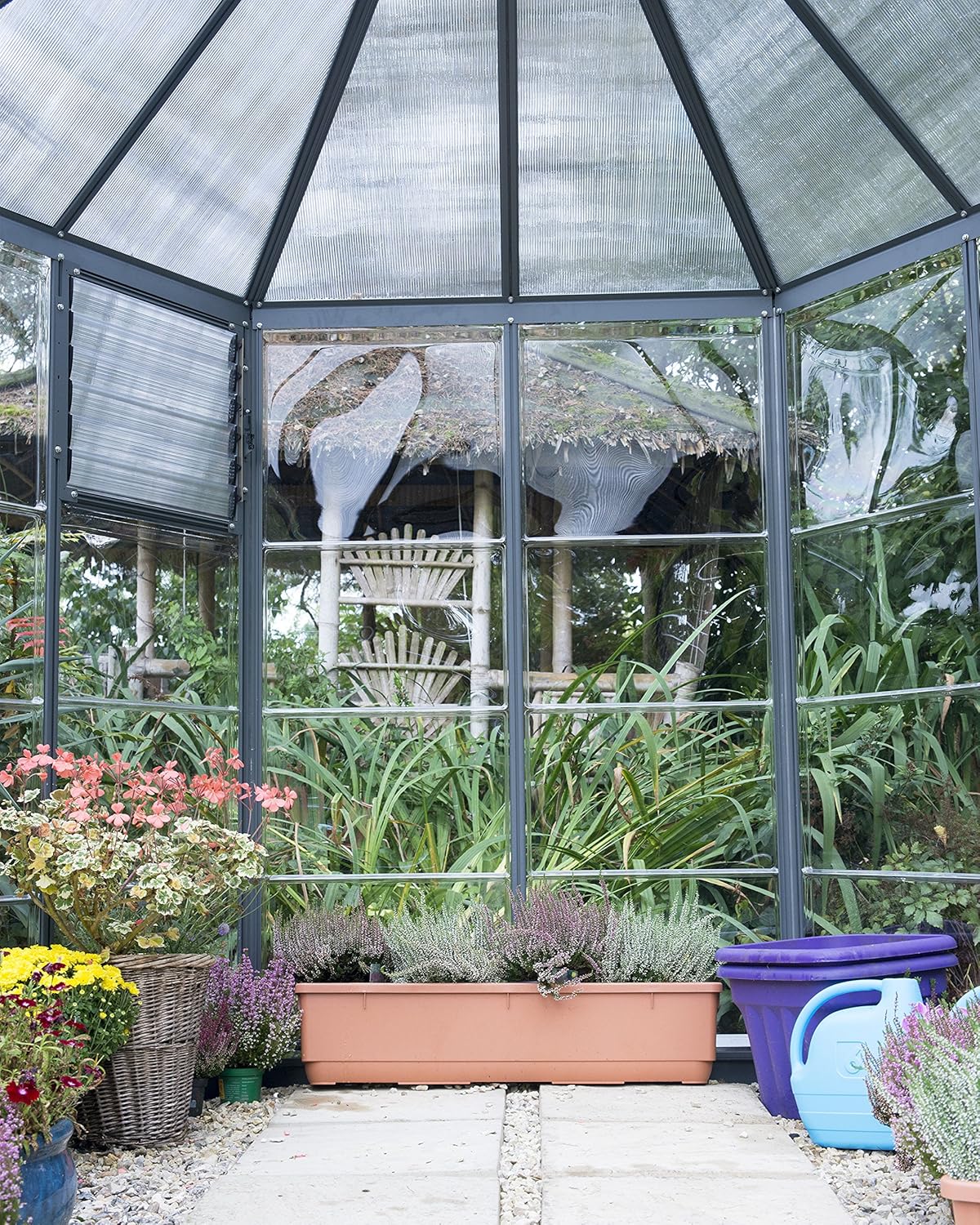 7' x 8' x 9' Gray Greenhouse I722792