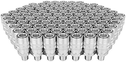 1/4" MNPT Industrial Interchange Quick-Connect Steel Coupler, Box of 100 Z664