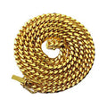10K Yellow Gold Miami Cuban Link Chain Necklace (24") O63937