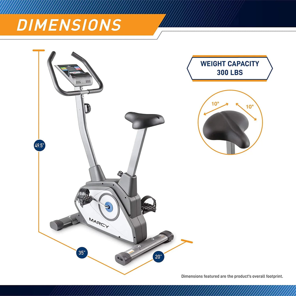 Upright Exercise Bike with Adjustable Seat W944221