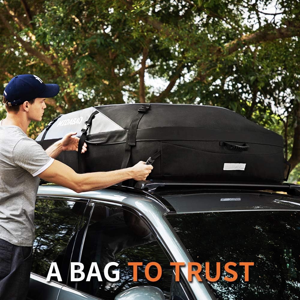 21 Cubic Waterproof Car Roof Top Carrier with Anti-Slip Mat L12938