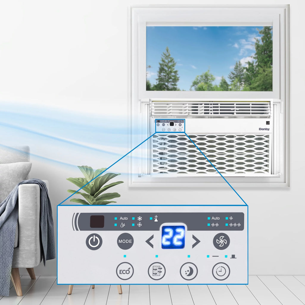 10,000 BTU White Window AC T775397