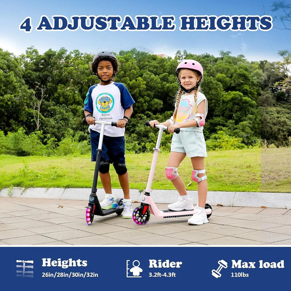 Electric Scooter for Kids 120W Pink F16918