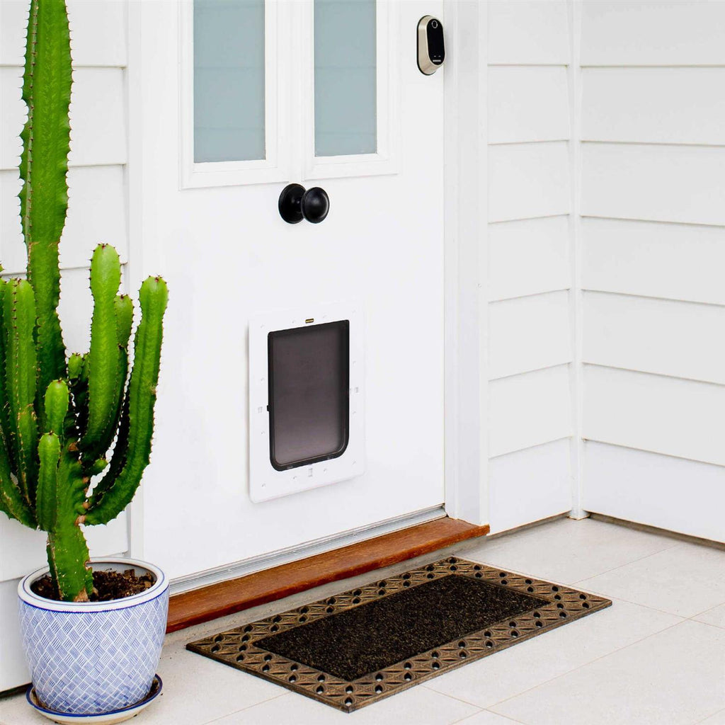 White Super Tough Pet Door D5705