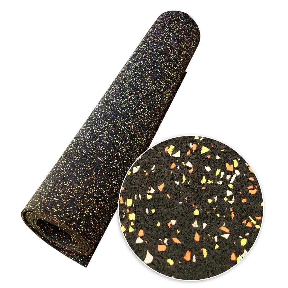 Candy Corn Recycled Rubber Flooring Rolls M707948