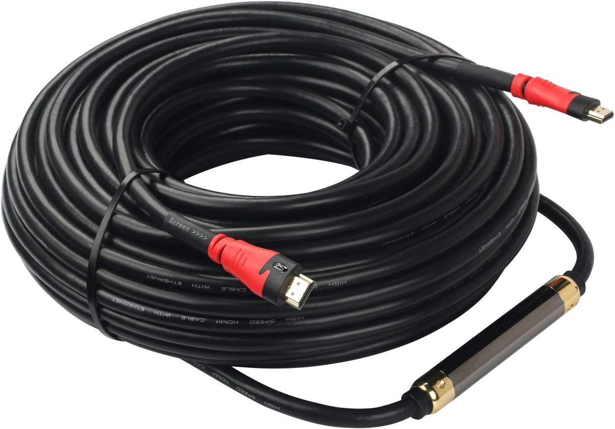 75 Feet HDMI Cable with Signal Booster, Pack of 2 K829