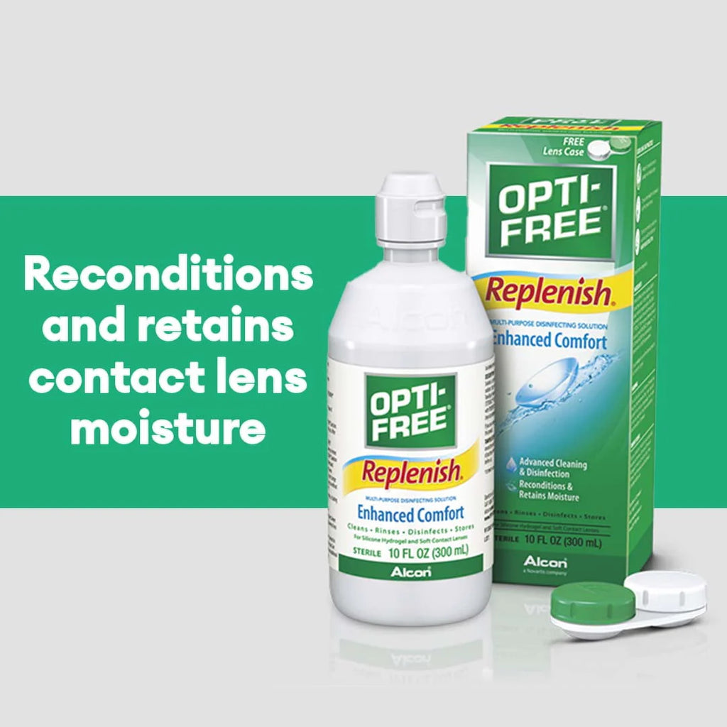 Multipurpose Contact Lens Disinfecting Solution, Two 10oz L28634