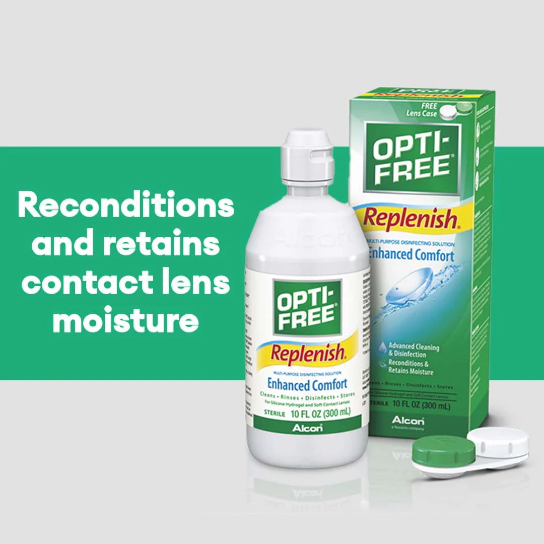 Multipurpose Contact Lens Disinfecting Solution, Two 10oz L28634