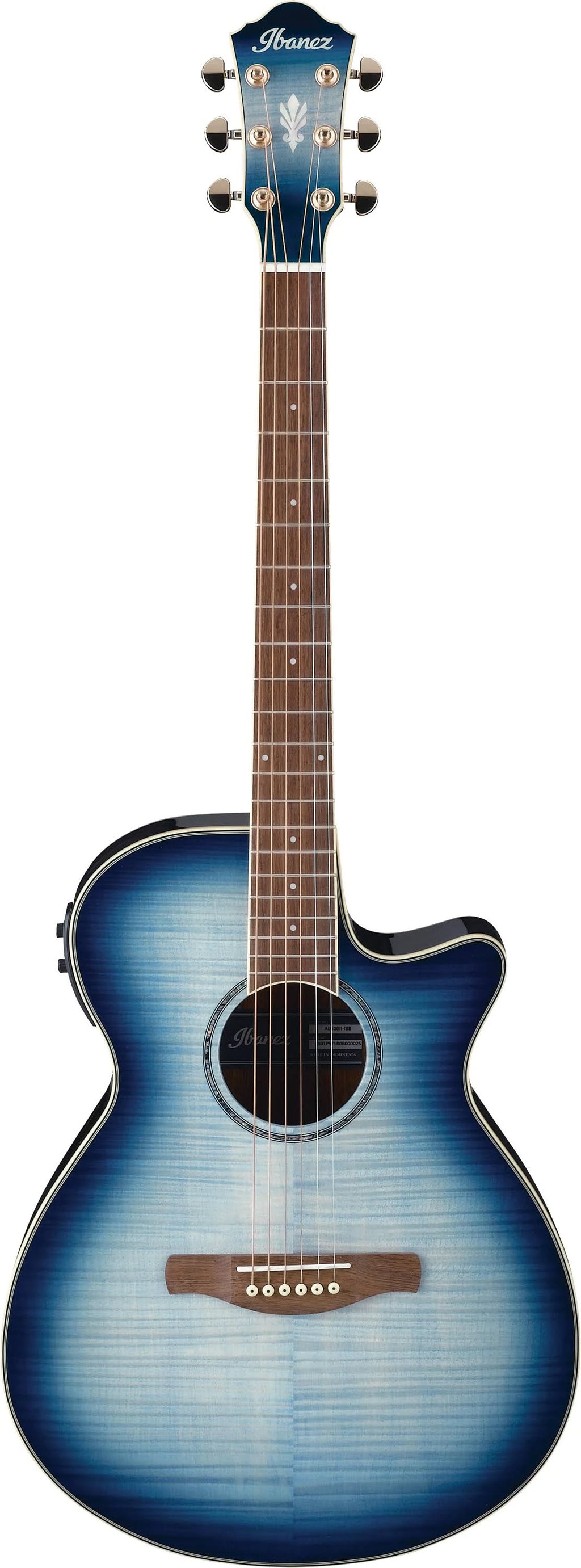 Indigo Blue Burst Acoustic Electric Guitar C388