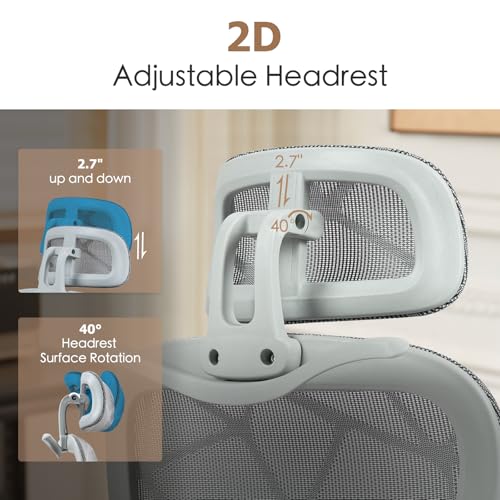 Ergonomic Mesh Office Chair with Footrest T811