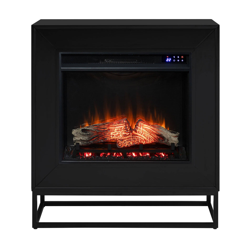 Contemporary Electric Fireplace - Black N413392