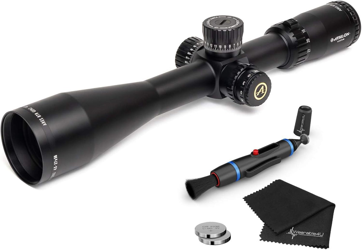 4.5-27x50 Riflescope with Extra Battery CR2032 and Lens Cleaning Pen and Cloth Bundle I413642