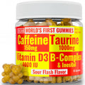 Taurine 1000mg Caffeine 150mg Energy Gummies I672