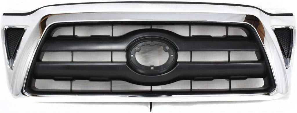 Chrome Shell Black Insert Grille E33113