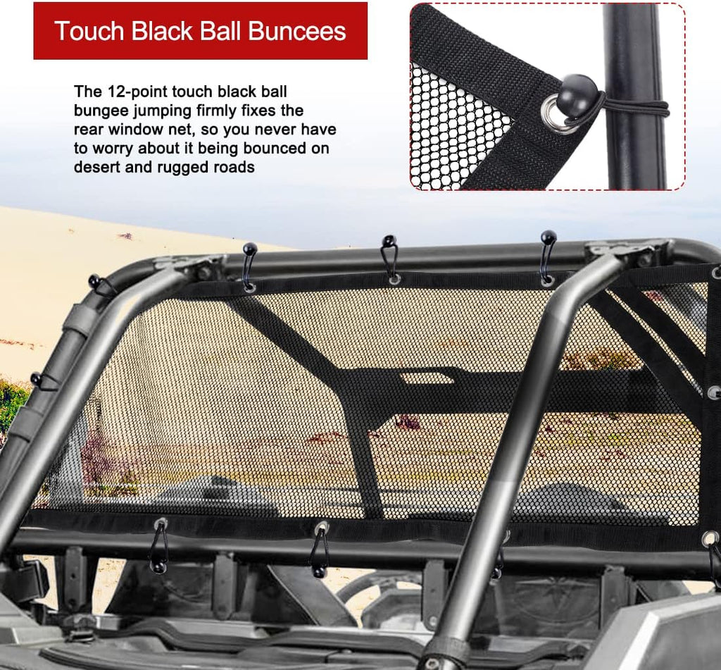 Pack of 2 Roll Cage Mesh Window Nets for Polaris RZR PRO XP/4 T434841