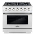 36 4.5 cu. ft. Gas Range with 6 Burners and Cast Iron Grates in Stainless Steel T153