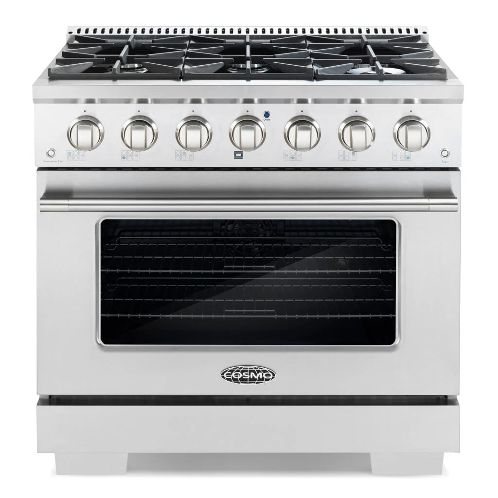 36 4.5 cu. ft. Gas Range with 6 Burners and Cast Iron Grates in Stainless Steel T153