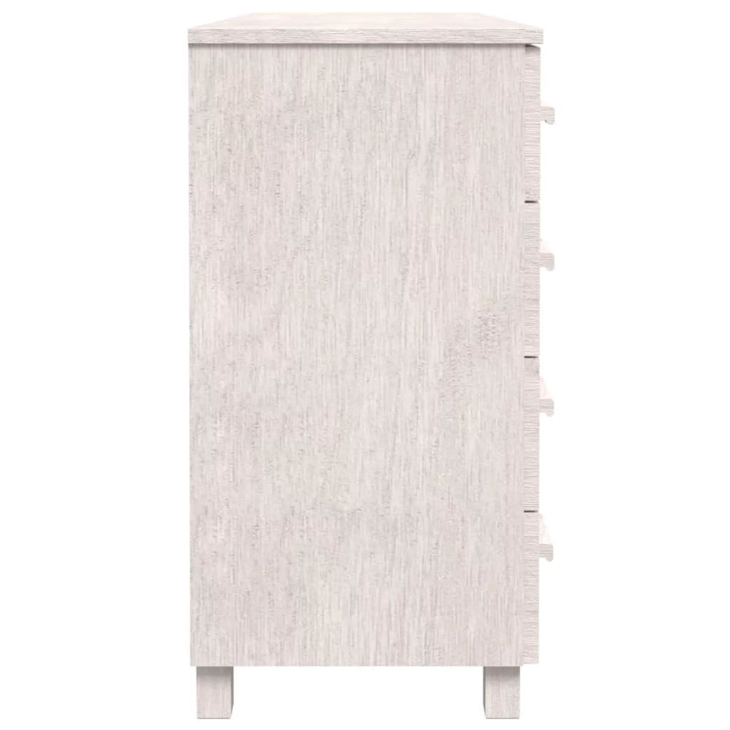 White Solid Wood Pine Sideboard T121690